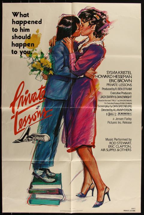 Affiche de film originale américaine (One Sheet) du film Private Lessons (1981)