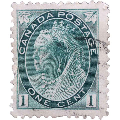 Queen Victoria 1 cent 1898 Canadian Stamp