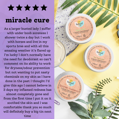 Lavender Mint Cream Deodorant Balm | Natural Bicarb & Aluminium-Free | Gentle, Vegan, Plastic-Free Odour Protection