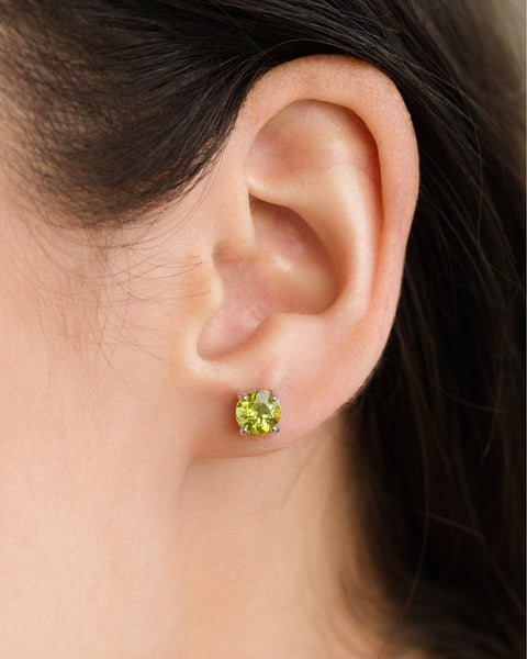 Schmuckset aus Smaragd und Peridot in Sterlingsilber