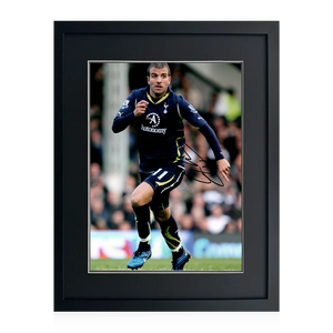 Rafael van der Vaart Signed Tottenham Hotspur Image Deluxe Mount Frame