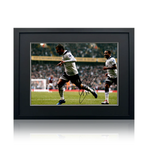 Rafael van der Vaart Signed Tottenham Hotspur Image Deluxe Mount Frame
