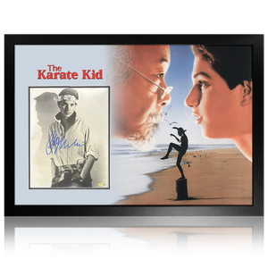 Ralph Macchio Signed The Karate Kid Image Premium Frame (AFTAL Authenticated)