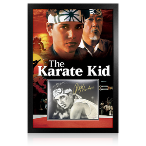 Ralph Macchio Signed The Karate Kid Image Premium Frame (AFTAL Authenticated)