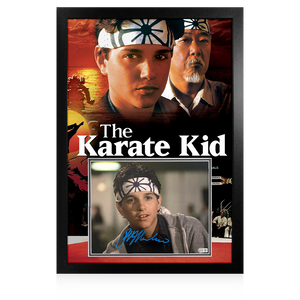 Ralph Macchio Signed The Karate Kid Image Premium Frame (ACOA & AFTAL Authenticated)