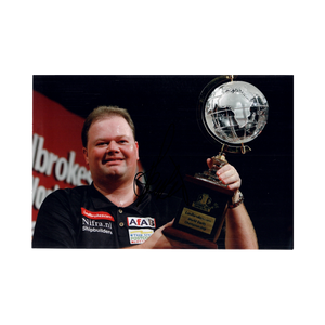 Raymond van Barneveld Signed 12x8 Image