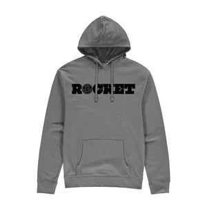 Rocket Retro Hoodie - Dark Grey