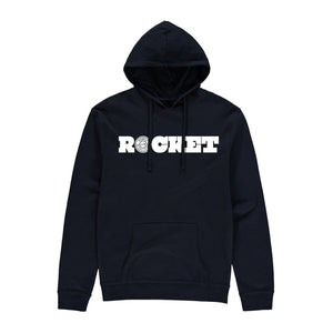 Rocket Retro Hoodie - Navy