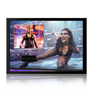 Rhea Ripley Signed Image Iconic Frame (JSA)