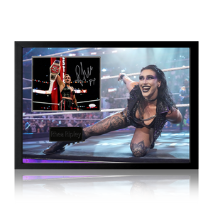 Rhea Ripley Signed Image Iconic Frame (JSA)