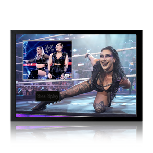 Rhea Ripley Signed Image Iconic Frame (JSA)