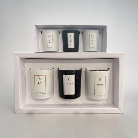 Luxury Therapy Candle Gift Set – The Ritual Collection | 3 x 30cl Soy Candles