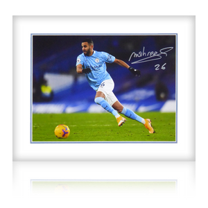 Riyad Mahrez Signed Man City Mount