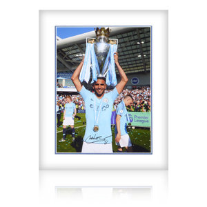 Riyad Mahrez Signed Premier League Winner Mount