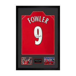 Robbie Fowler Signed Liverpool Shirt Premium Frame