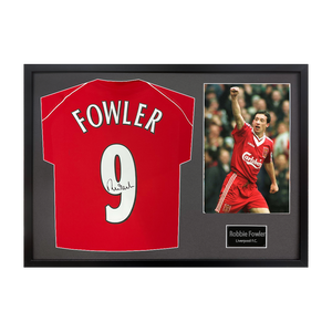 Robbie Fowler Signed Liverpool Shirt Classic Frame