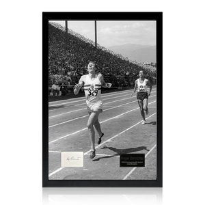 Roger Bannister Signed Image Iconic Frame