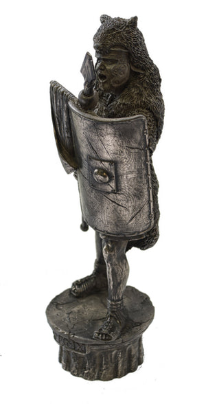 Roman Soldier 9th Legion Cold Cast Bronze Figure