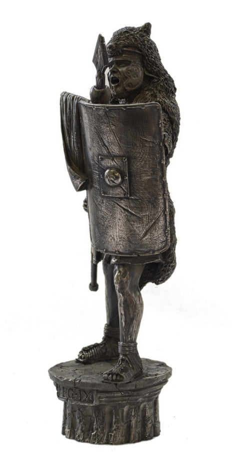 Roman Soldier 9th Legion Cold Cast Bronze Figure