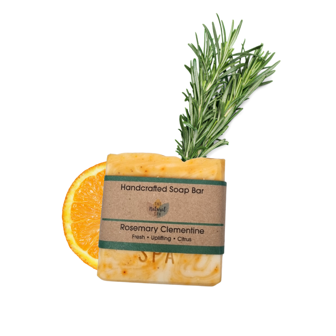 Rosemary Clementine Soap Bar 100g - Scented with essential oils - 3 different styles