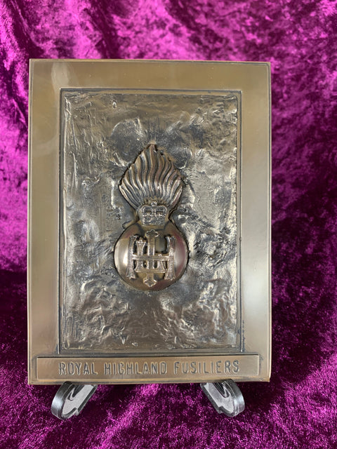 Regimental Plaques.
