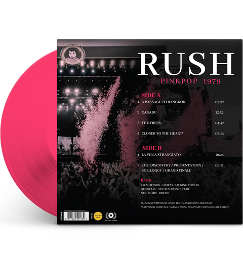 Rush – Pinkpop 1979 (Limited Edition 12-Inch Album on 180g Pink Vinyl)