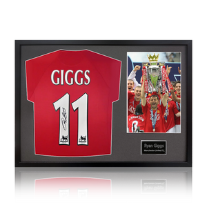 Ryan Giggs Signed Manchester United Shirt Classic Frame