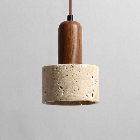 Travertine Pendant Light Beige Brown Kitchen Island Ceiling Light