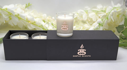 Simple Scents Mini Indulgence Trio Luxury Soy Candles 75g each