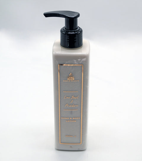 Simple Scents Lime Basil & Mandarin Hand & Body Lotion 250ml