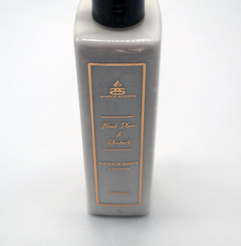Simple Scents Hand- und Körperlotion Schwarze Pflaume &amp; Rhabarber 250 ml