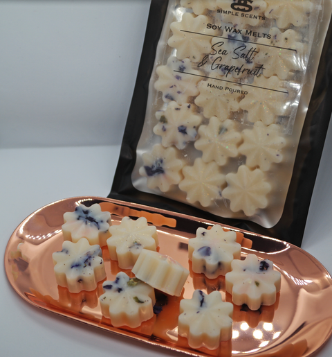 Sea Salt & Grapefruit - Simple Scents Ambience Mini Floret Style Wax Melts