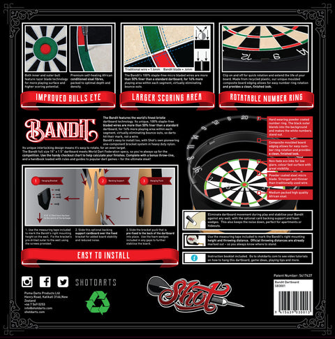 Shot Bandit Dartboard