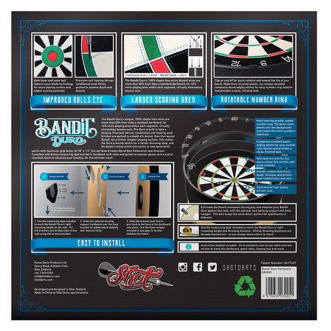 Shot Bandit Duro Dartboard