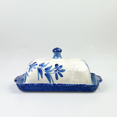 Olive Ceramic Butter Dish