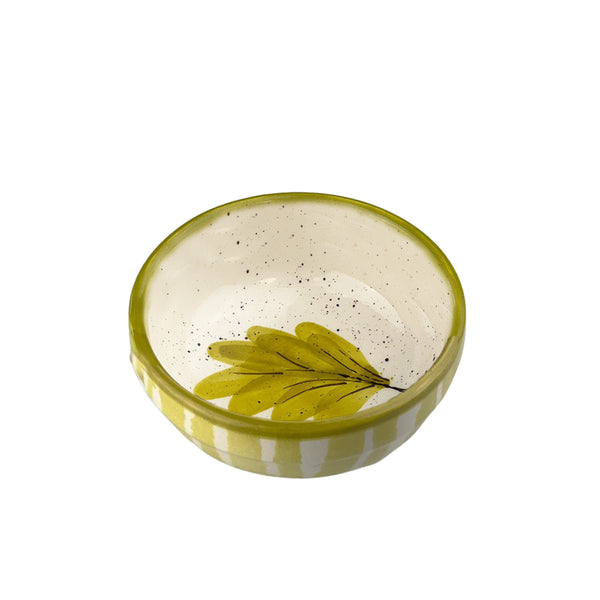 Oak Leaf Ceramic Dip Bowl