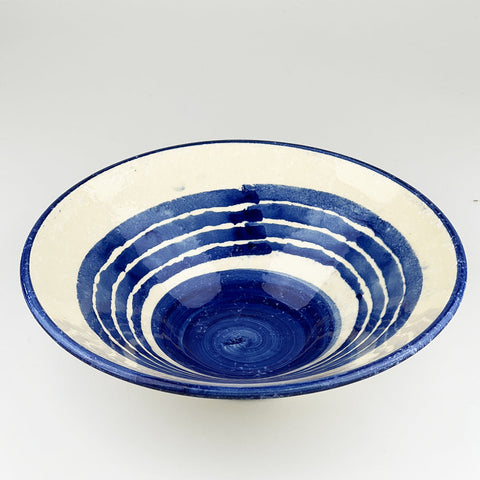 Stripe Ceramic Serving Bowl - Large
