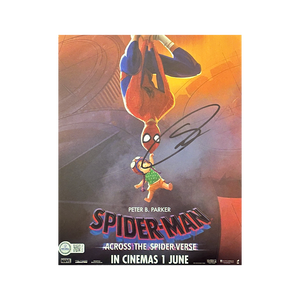 Shameik Moore Signed Spider-Man Across The Spider-Verse 10x8 Image 2 (AFTAL Authenticated)