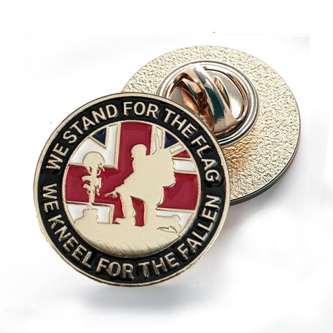 Stand For The Flag Pin Badge