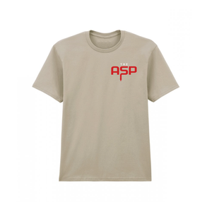 Nathan Aspinall Classic T-Shirt - Stone/Red