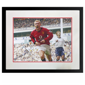 Paul Scholes Manchester United Signed Mount Frame