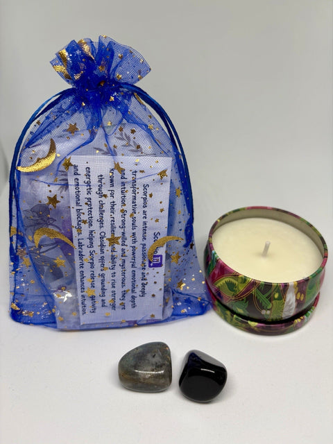 Scorpio Zodiac Crystal Gift Box