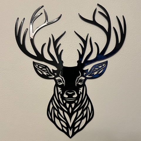 Scottish Stag Head Wall Art - 30cm
