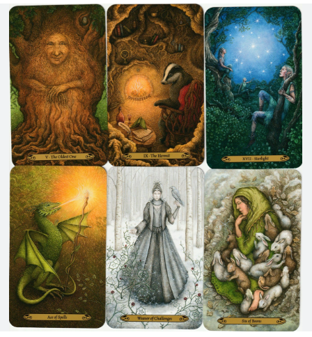 Forest of Enchantment Tarot Deck – Fantasy Woodland Tarot Cards