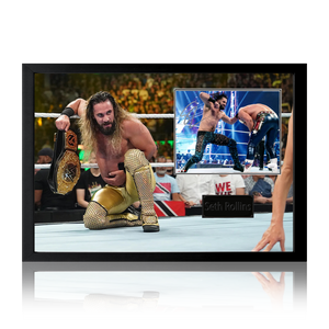 Seth Rollins Signed Image Iconic Frame (JSA)