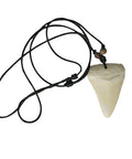Shark Tooth Necklace with Adjustable Cord Used