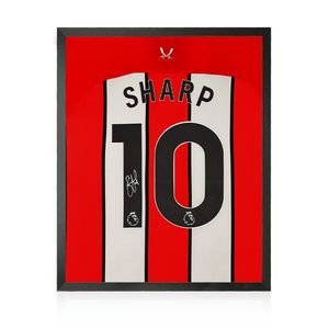 Billy Sharp Signed Sheffield United 23/24 Shirt Compact Display