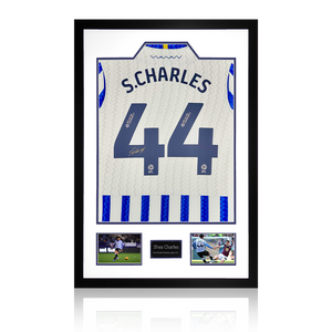 Shea Charles Signed Sheffield Wednesday 24/25 Shirt Premium Frame
