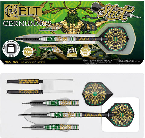 Shot Celt Cernunnos 90% Steeltip darts