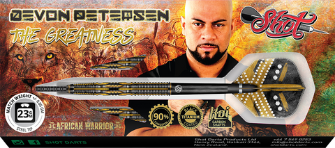 Shot Devon Peterson The Greatness 90% steeltip darts